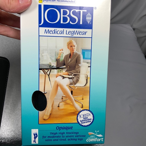 Jobst Firm Compression Thigh High- Black - Medium
